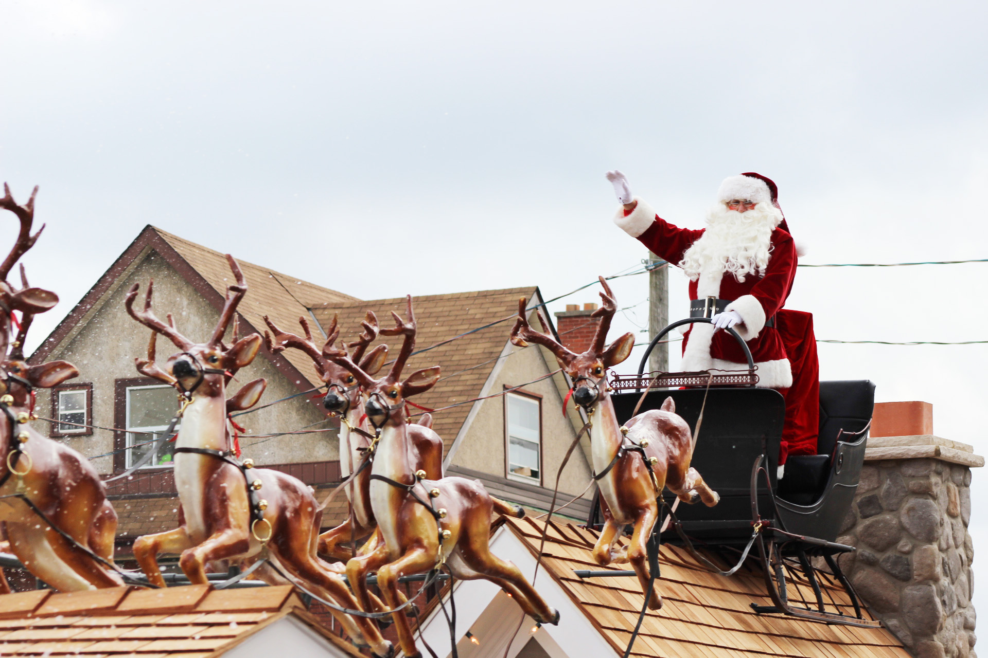 Santa Clause Parade in Newmarket 2014