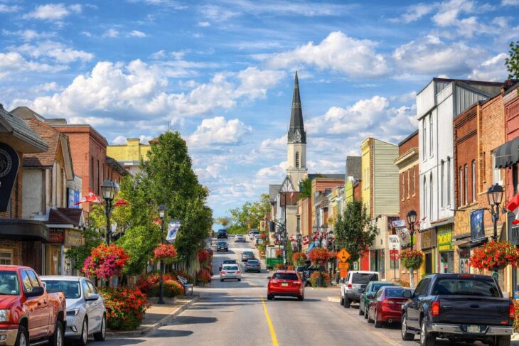 Central Newmarket- Main street of donwtown Toronto
