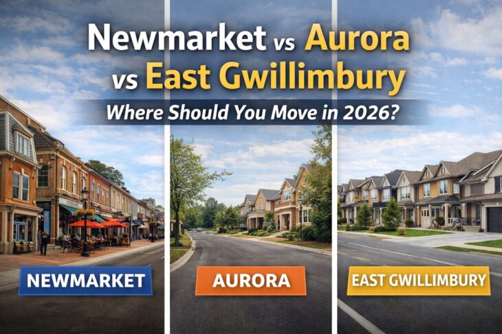 Newmarket vs Aurora vs East Gwillimbury