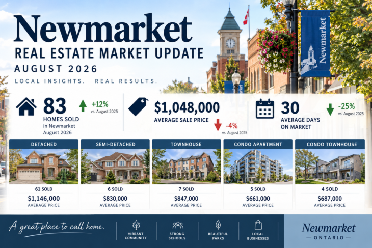 Homes Sales in Newmarket For August 2025